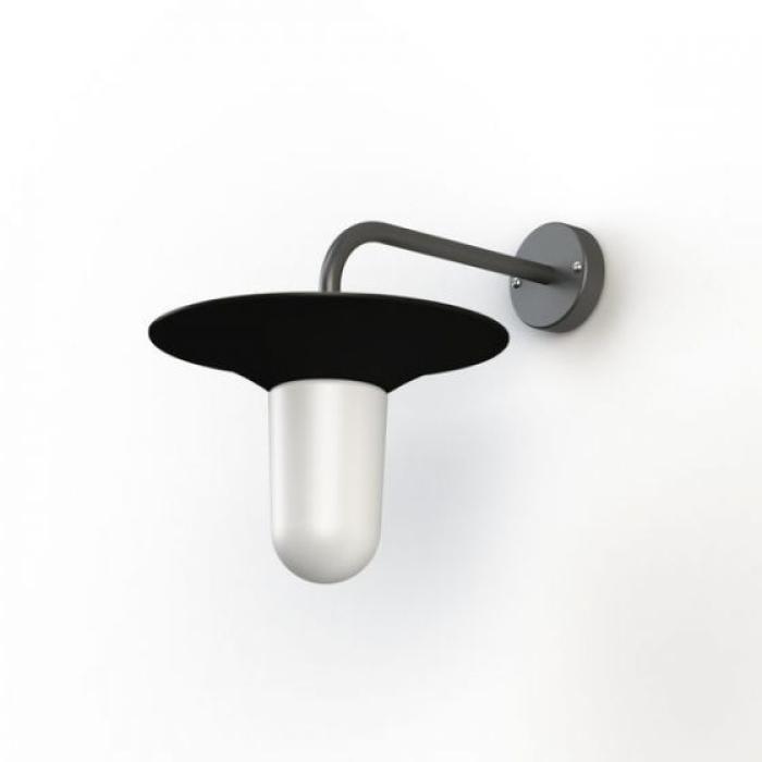 Mattglas schwarzgrau